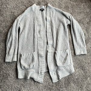 Express gray caridgan